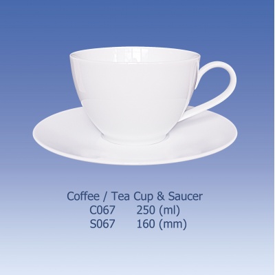 咖啡杯盤組 C067+S067 訂製 客製化陶瓷咖啡杯 陶瓷禮品 咖啡杯贈品
